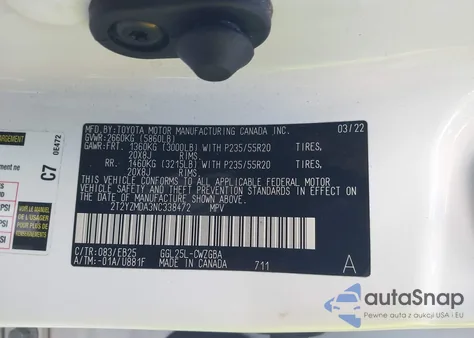 2022 Lexus Rx 350 F Sport Handling из США, поврежденный, VIN 2T2YZMDA3NC338472